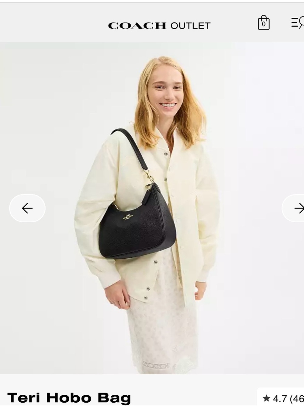 Coach Teri Hobo Bag